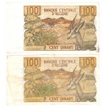 Algeria, 100 dinari 1970 - set di 5 pezzi
