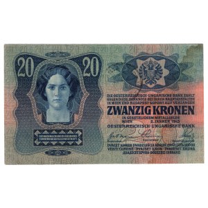 Austria, 20 korona 1913