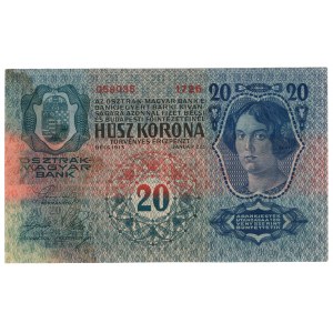 Austria, 20 korona 1913