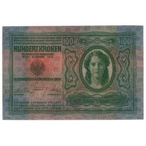 Austria, 100 korona 1912