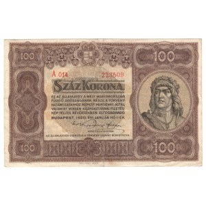 Węgry, 100 korona 1920