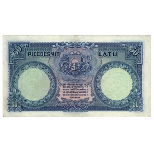Latvia, 50 latu, 1934