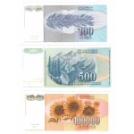 Jugosławia, serie zastępcze - zestaw 6 sztuk
