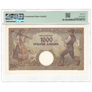 Serbia, 1,000 dinars 1942