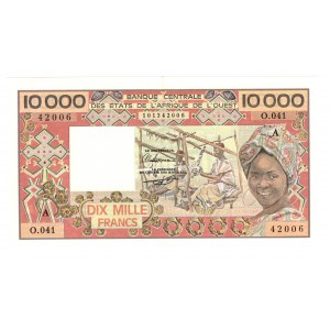 Państwa Afryki Zachodniej, Ivory Coast, 10 000 francs 1977-1982