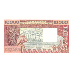 Państwa Afryki Zachodniej, Ivory Coast, 10 000 francs 1977-1982