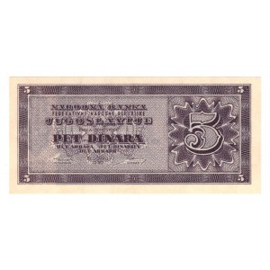 Juhoslávia, 5 dinárov, 1950