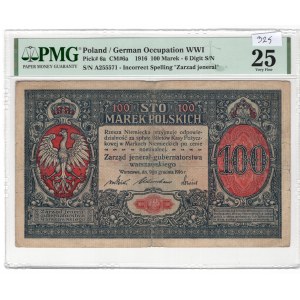 100 marek polskich, 1916, seria A, jenerał
