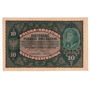 Polska, 10 marek polskich 1919, II Serja FJ