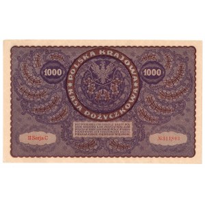 Poland, 1000 Polish marks 1919, 2nd Series C