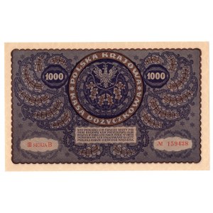 Poland, 1000 Polish marks 1919, III Series B