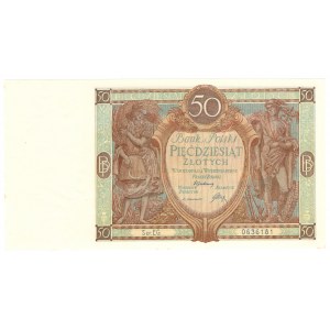50 zlotých 1929, série EG