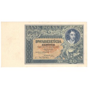 20 złotych 1931, seria DT
