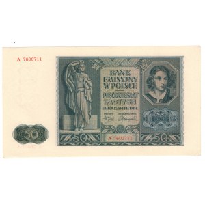 50 zloty 1941, series A