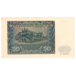 50 zloty 1941, series A