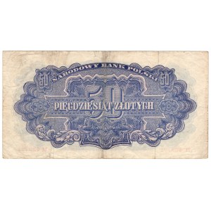 Polska, 50 złotych 1944, obowiązkowym, seria TE