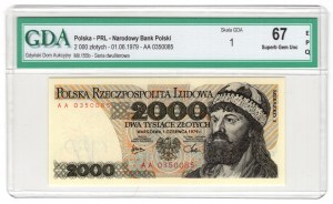 2000 zlato 1979, série AA