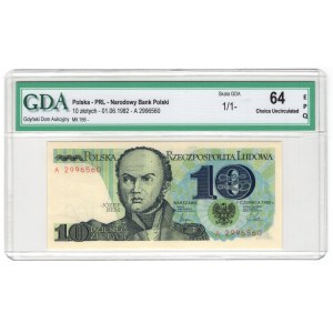 10 złotych 1982, seria A