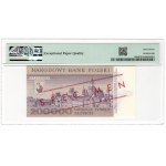 200,000 zloty 1989, MODEL No 0982*, Series A 0000000