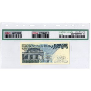 100 000 złotych 1990, seria AA