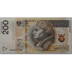 200 złotych 2015, seria AA