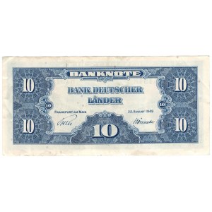 Germany, 10 marks 1949