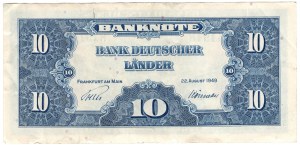 Germany, 10 marks 1949