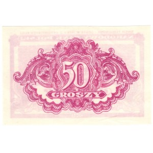50 groszy 1944, odbitka z oryginalnych klisz 1974