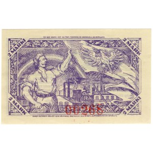 Tychy (Tichau), 2 marki 1921 - niski numer 00268