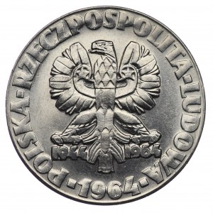 PRL, 20 złotych 1964, próba NIKIEL - Drzewo