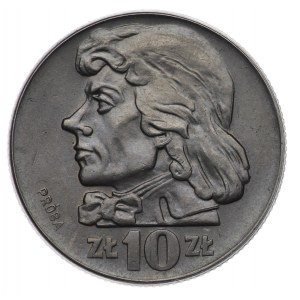 PRL, 10 złotych 1960, próba NIKIEL - Tadeusz Kościuszko