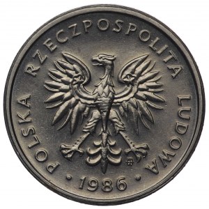 People's Republic of Poland, 2 zloty 1986, NIKIEL sample