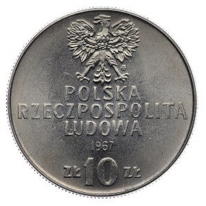 PRL, 10 złotych 1967, próba NIKIEL -