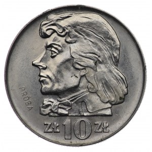 PRL, 10 zloty 1966, NIKIEL sample - Tadeusz Kościuszko