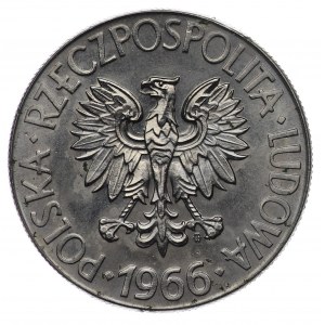 PRL, 10 zloty 1966, NIKIEL sample - Tadeusz Kościuszko
