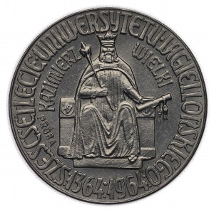 PRL, 10 zlotých 1964, vzorek NIKIEL - Kazimierz Wielki