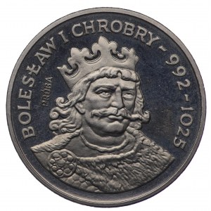 PRL, 200 złotych 1980, próba NIKIEL - Bolesław Chrobry, popiersie