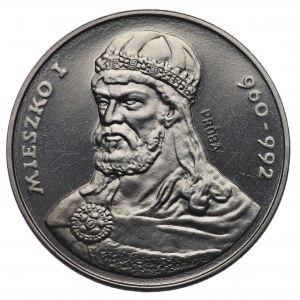 Volksrepublik Polen, 200 Zloty 1979, NIKIEL Muster - Mieszko I, Büste