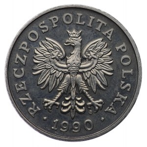 III RP, 100 złotych 1990, próba NIKIEL