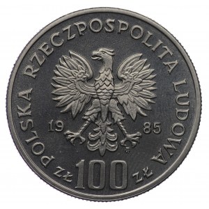 People's Republic of Poland, 100 gold 1985, NIKIEL sample - Przemyslaw II