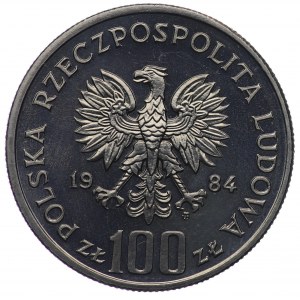 PRL, 100 złotych 1984, próba NIKIEL - Wincenty Witos