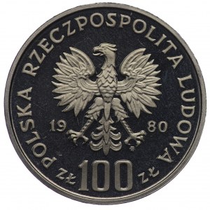 PRL, 100 złotych 1980, próba NIKIEL - Głuszce