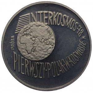 PRL, 100 zlotých 1978, vzorek NIKIEL - Interkosmos