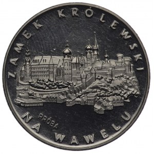 PRL, 100 złotych 1977, próba NIKIEL - Zamek Królewski na Wawelu