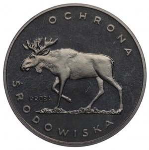 PRL, 100 zl. 1978, NIKIEL vzorek - Moose