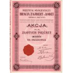 Przemysł Włókienniczy Bracia Zajbert w Łodzi S.A., 500 zlotys 1922