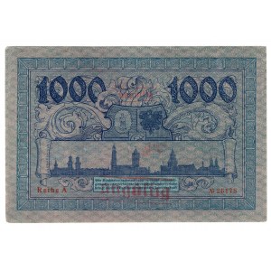 Głogów (Glogau), 1.000 mark 1922 - UNGÜLTIG