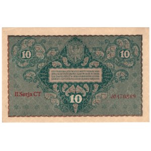10 marek polskich 1919, II Serja CT