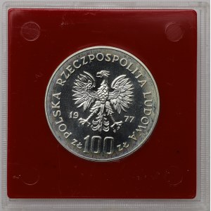 People's Republic of Poland, 100 zloty 1977, sample SILVER - Wawel Royal Castle