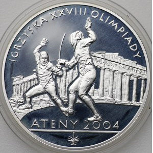 III RP, 10 złotych 2004 - Igrzyska Olimpiady Ateny